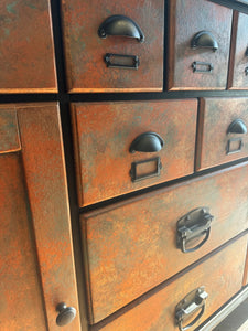 Apothecary Copper Patina Sideboard