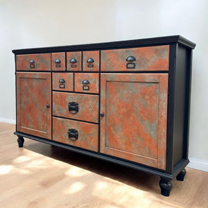 Apothecary Copper Patina Sideboard