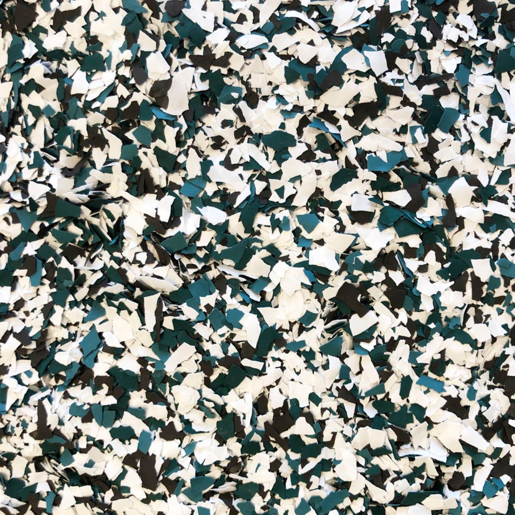 Fleur Terazzo Flakes - Brazilian Emerald