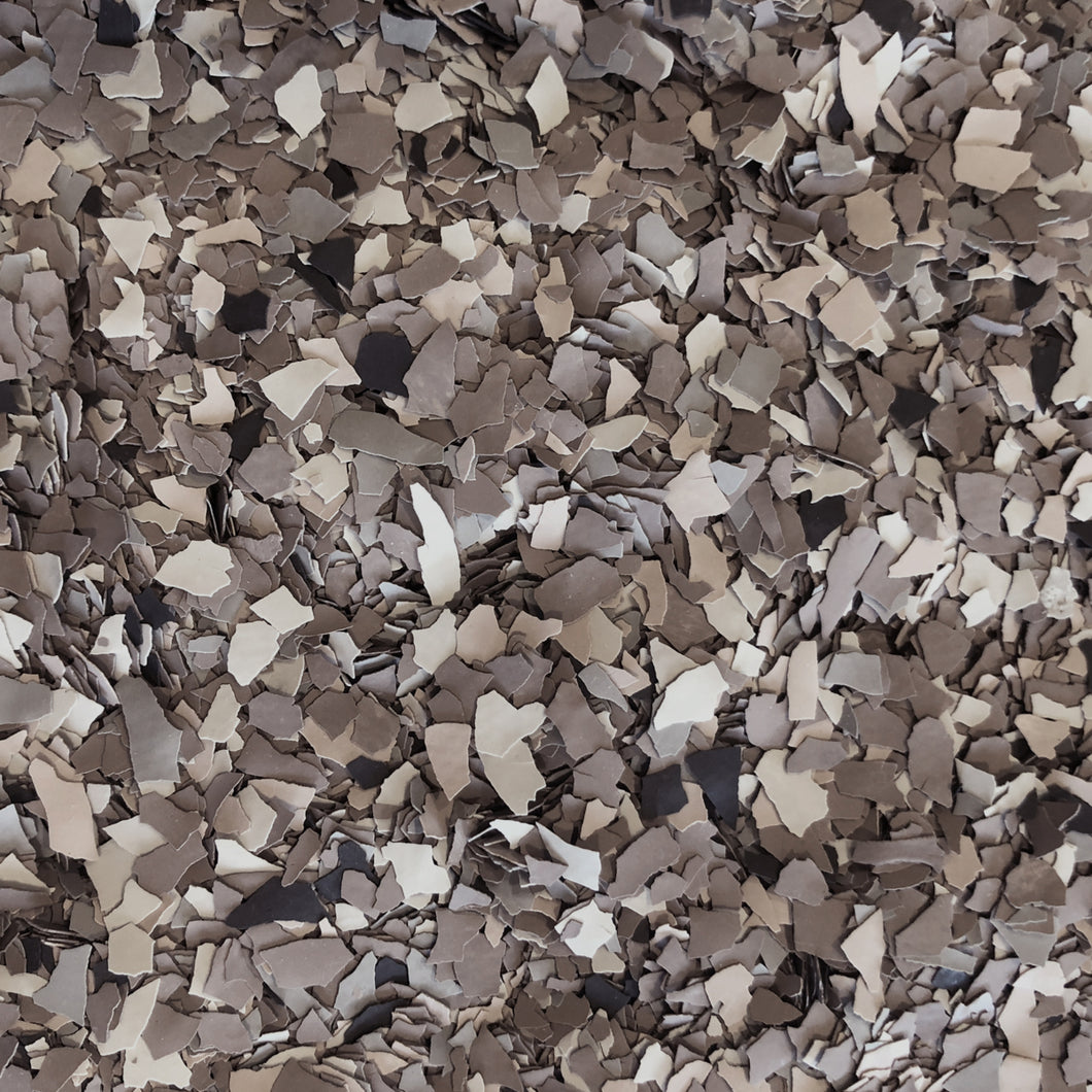 Fleur Terazzo Flakes - Bronzite Brown